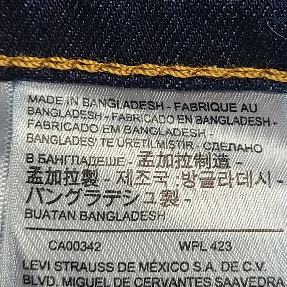 Levi's 502 Regular Taper Jeans Mens 34x36 Blue Excellent Dark Wash Denim